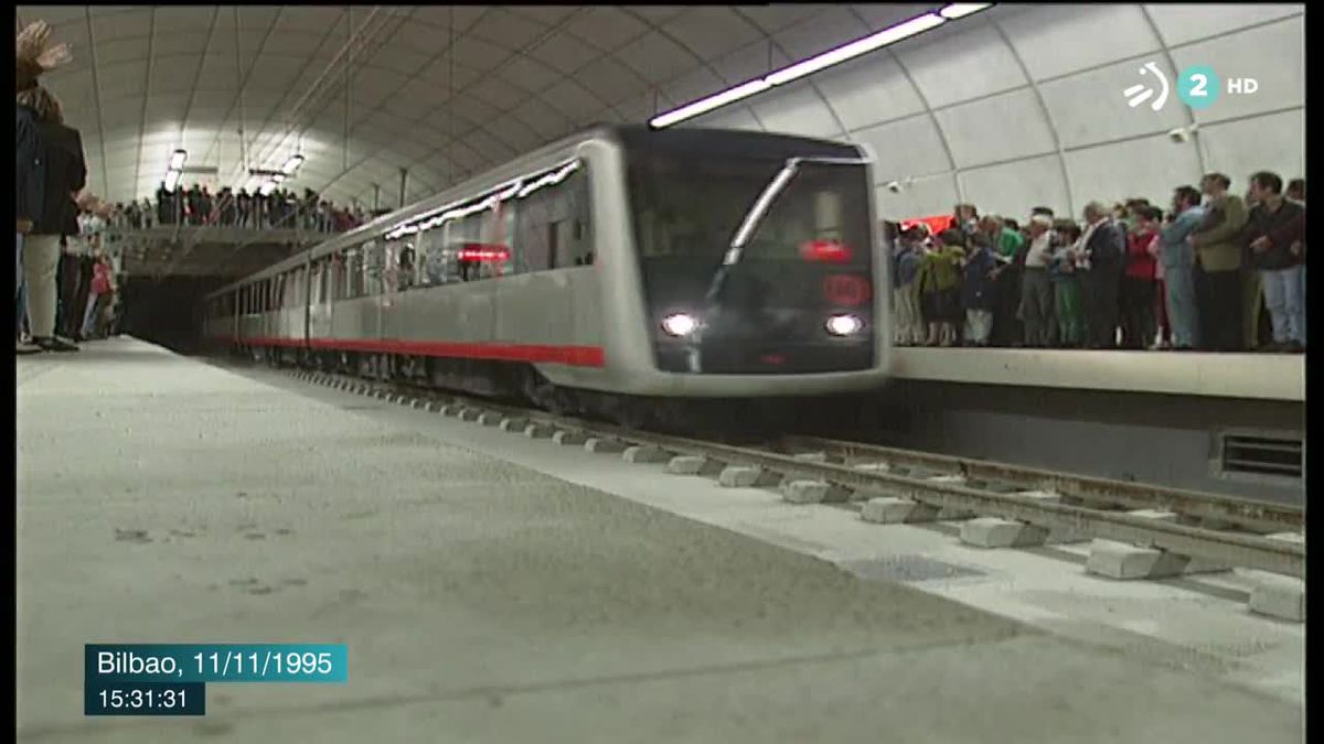 Metro Bilbao cumple 25 años.