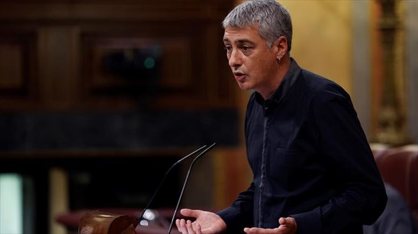 El portavoz de EH Bildu en el Congreso, Oskar Matute