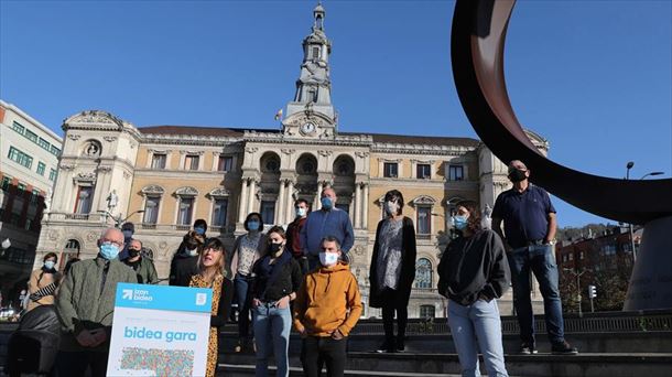 Miembros de Sare en Bilbao. Foto: EFE