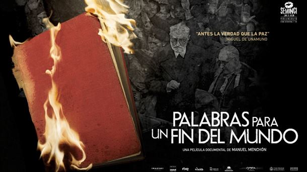 Cartel anunciador de “Palabras para un fin del mundo”