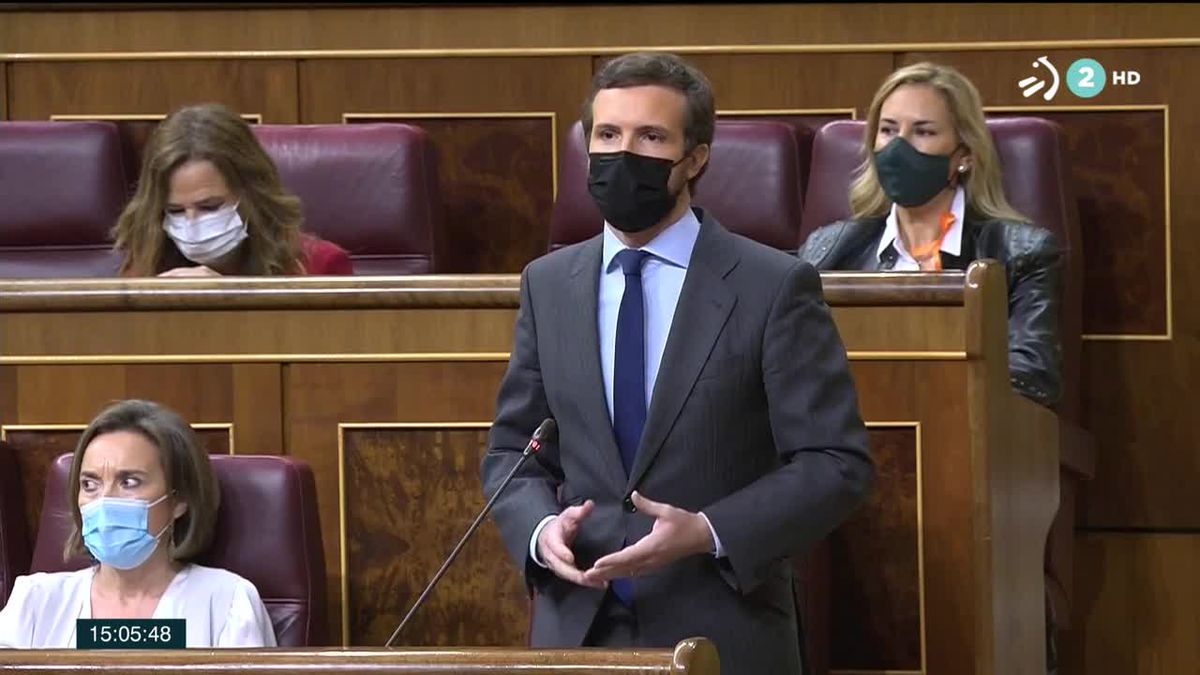 Pablo Casado. Imagen obtenida de un vídeo de ETB.