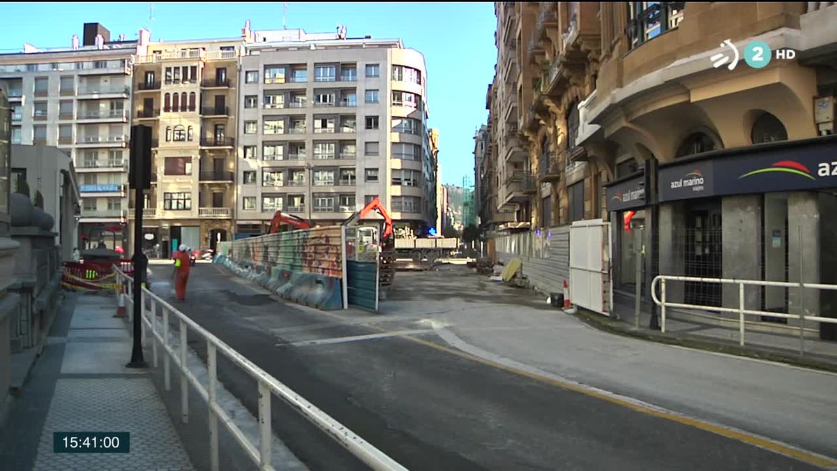 Metro de San Sebastián. Imagen obtenida de un vídeo de ETB.