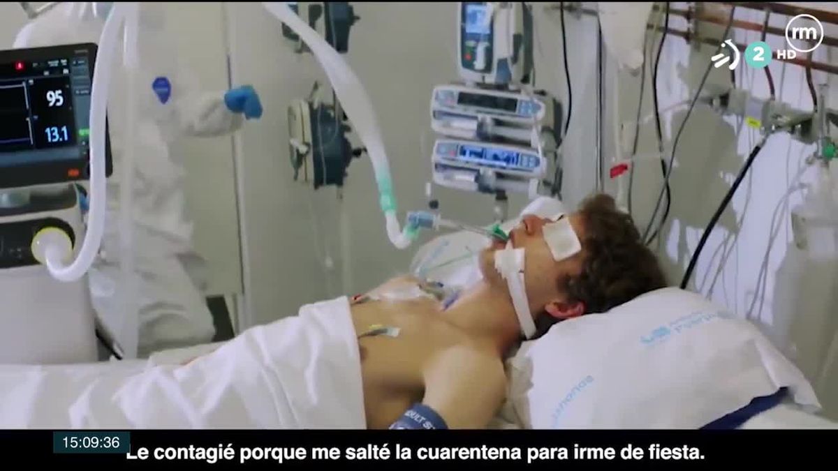 Campaña coronavirus. Imagen obtenida de un vídeo de ETB.