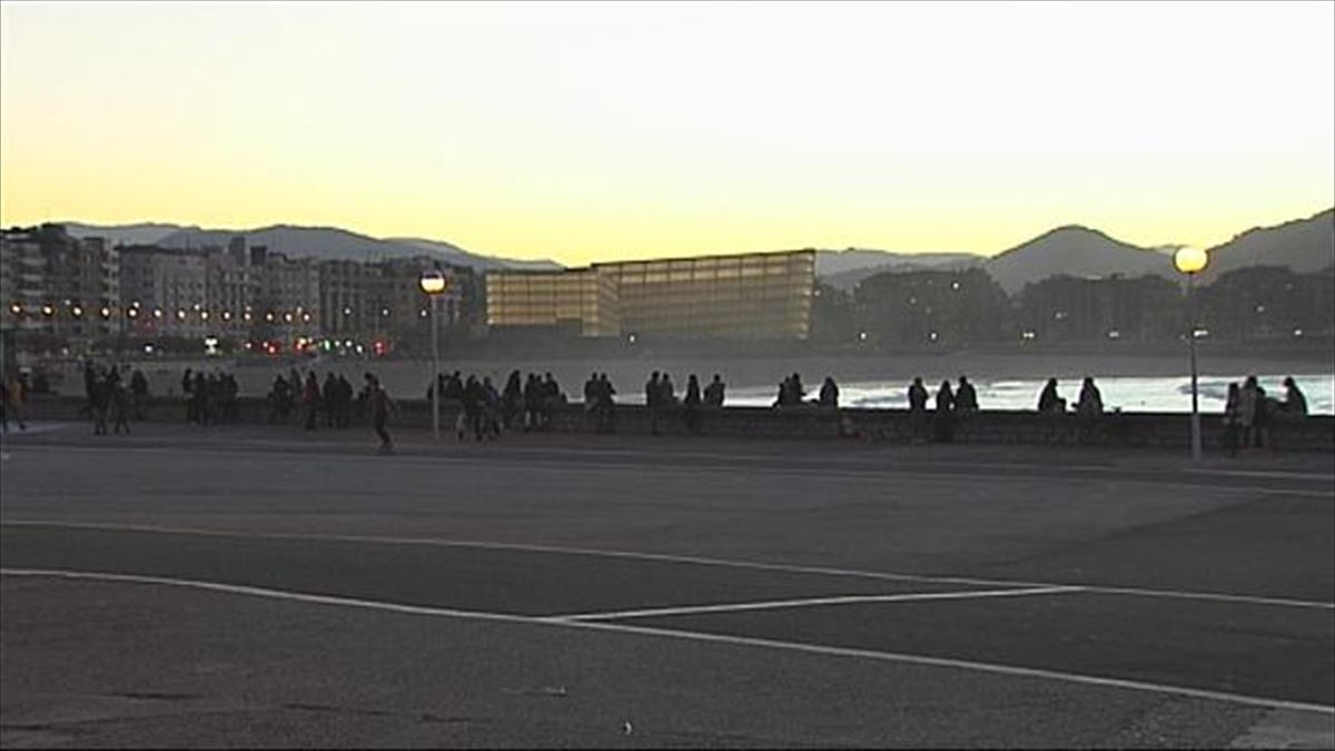 La zona de Sagüés en Donostia-San Sebastián. Imagen obtenida de un vídeo de EiTB.