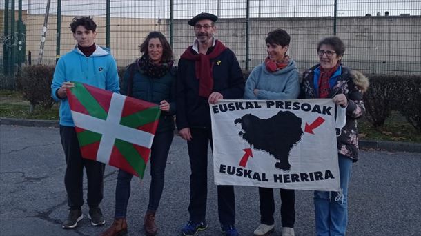 Frederic Haranburu 'Xistor', tras salir de prisión. FOto: Etxerat