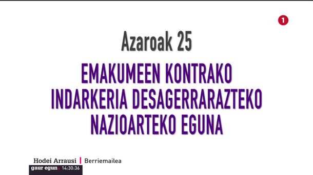 Jaurlaritzak adierazpen instituzionala egin du. ETBren bideo batetik ateratako irudia.