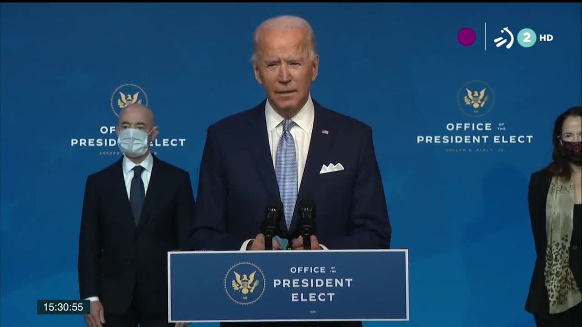 Joe Biden presenta su futuro equipo de gobierno.