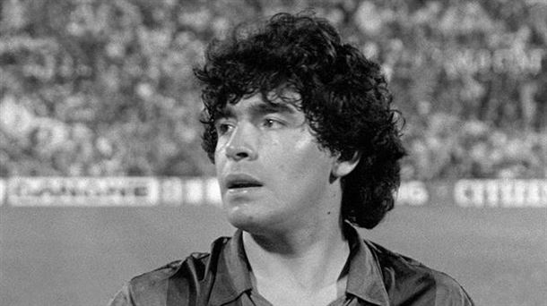 Maradona Bartzelonan. Argazkia: EFE