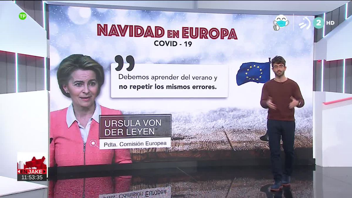 Inazio López explica las medidas de Europa. Imagen: EITB