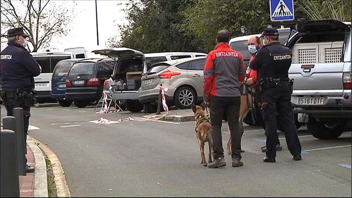 El hallazgo del cuerpo ha tenido lugar en el monte Rontegi. Foto: EITB