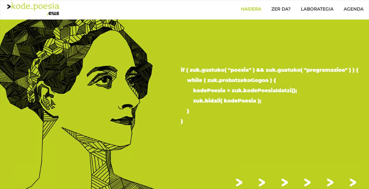 Ya está en marcha primera antología de poesía de código en euskera.