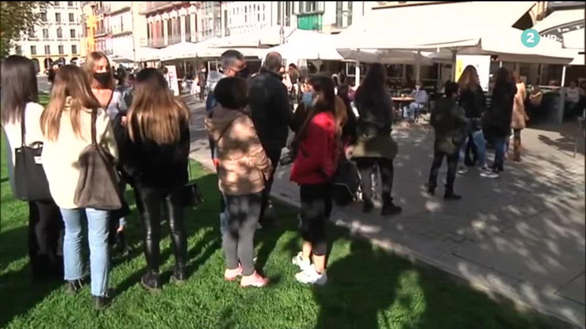 Pamplona. Imagen obtenida de un vídeo de ETB.