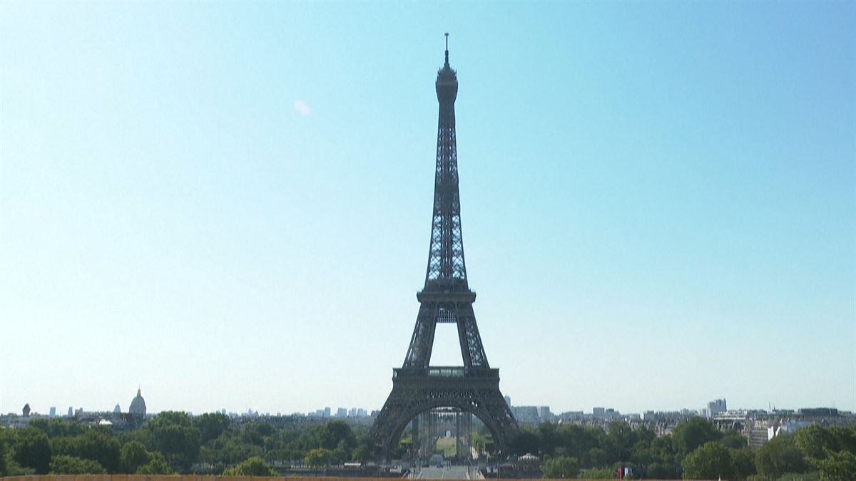 Torre Eiffel. Imagen obtenida de un vídeo de ETB.
