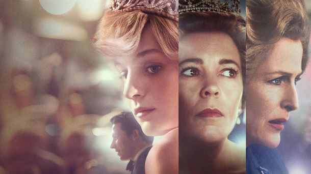 The Crown telesaileko kartela. Netflix