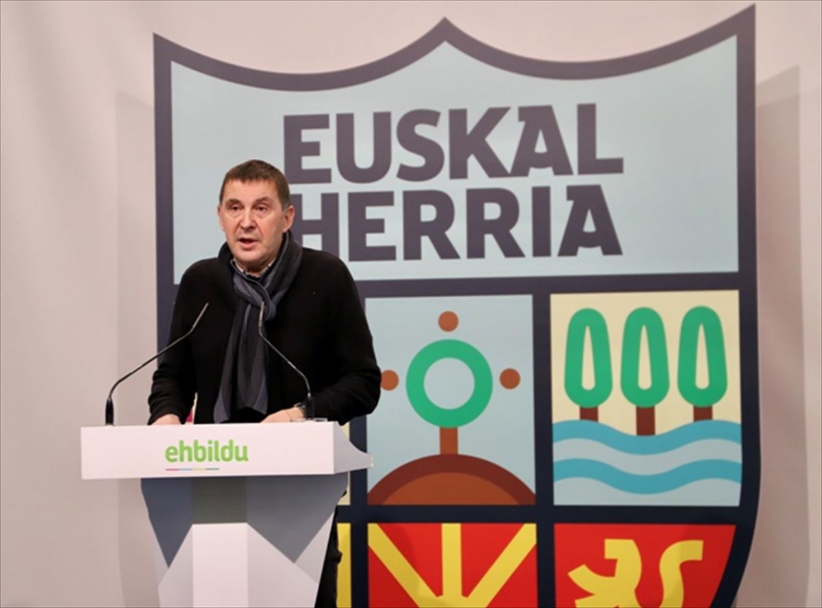 El coordinador general de EH Bildu, Arnaldo Otegi. Foto: EH Bildu