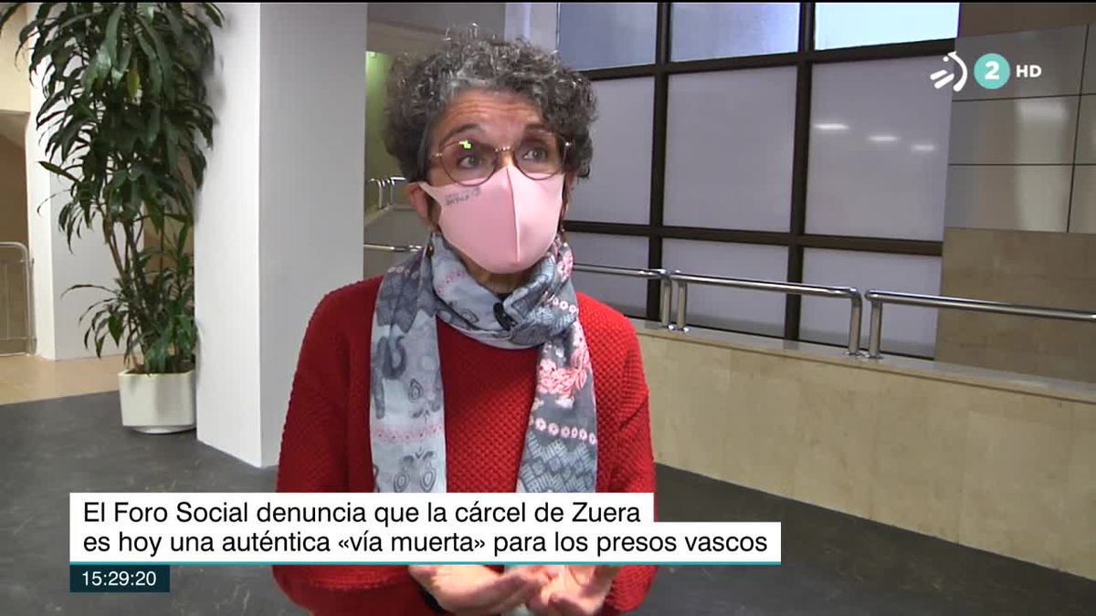 Teresa Toda. Imagen obtenida de un vídeo de ETB.