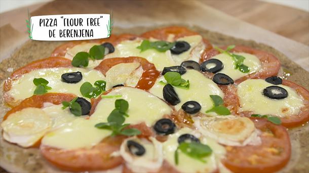 Pizza “flour free” de berenjena