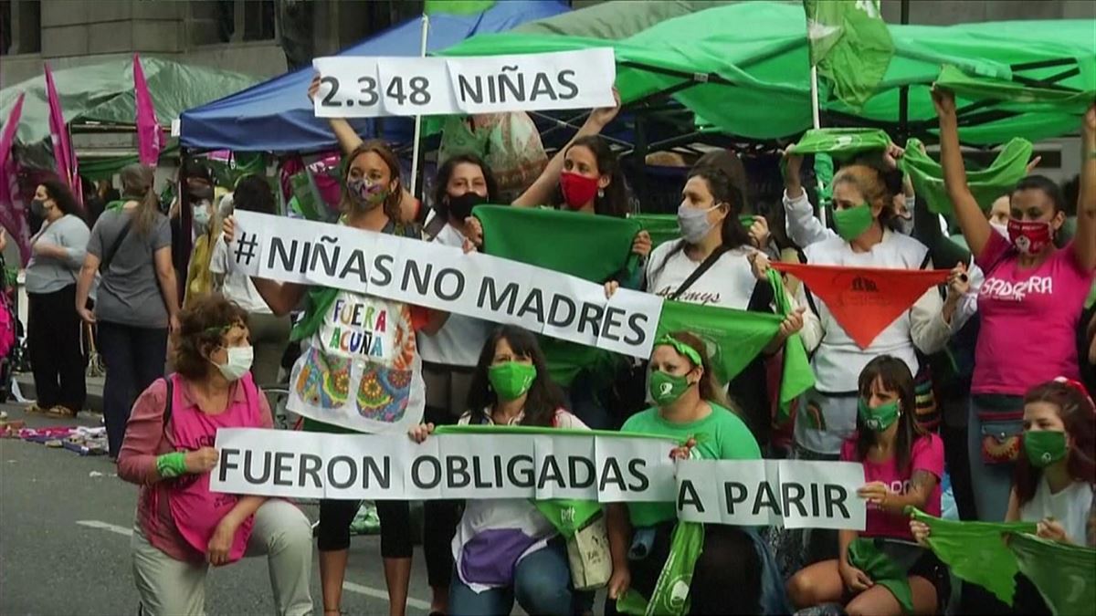 Manifestazioak Argentinan. Irudia: Agentziak