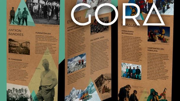 Información sobre la exposición "Mendian gora"