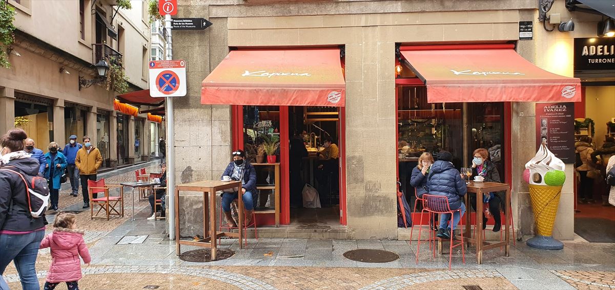 Un bar del Casco Viejo de Bilbao