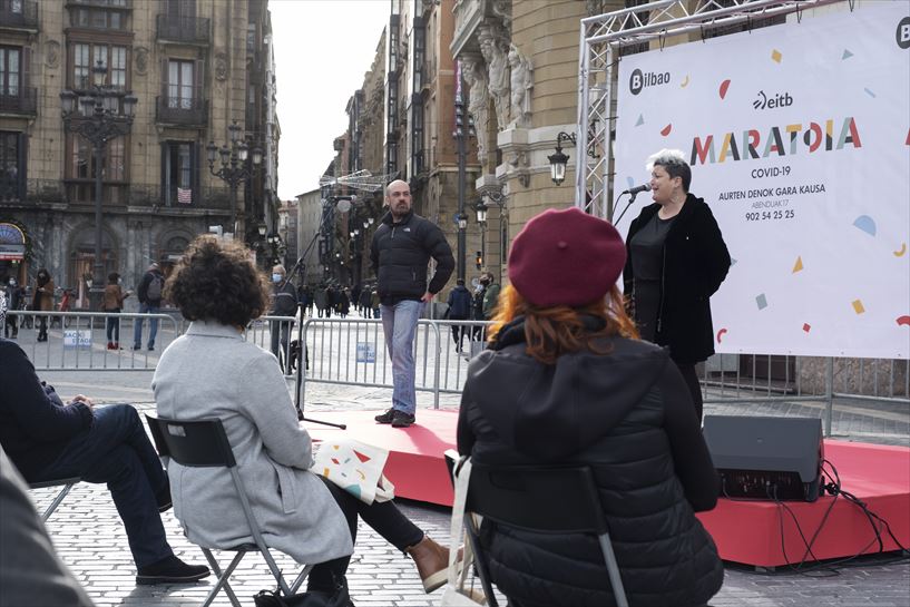 Bertsos a favor de EITB Maratoia.