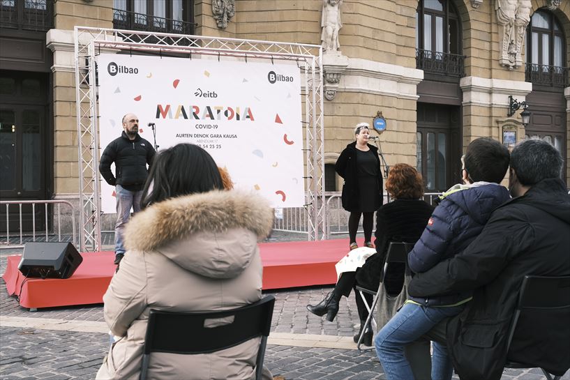 Bertsos a favor de EITB Maratoia.