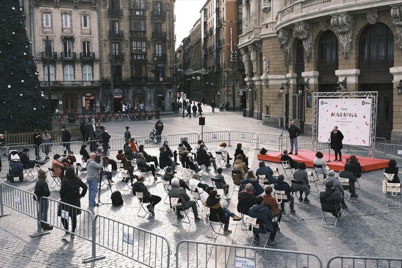 Bertsos a favor de EITB Maratoia.