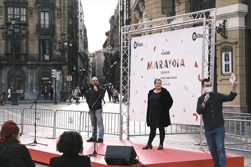 Bertsos a favor de EITB Maratoia.