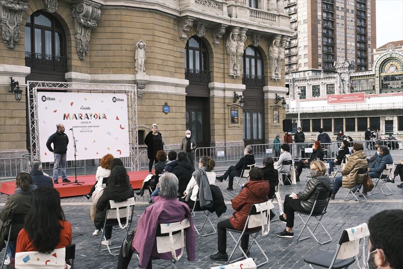 Bertsos a favor de EITB Maratoia.