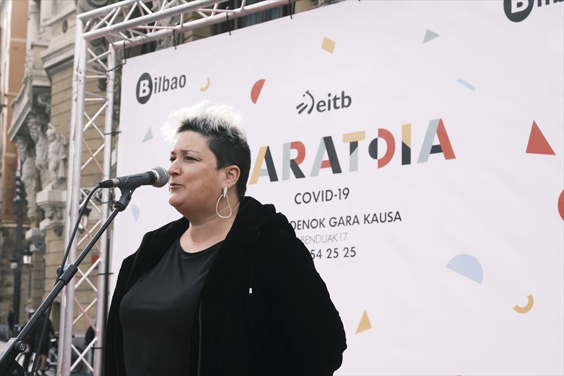 Bertsos a favor de EITB Maratoia.