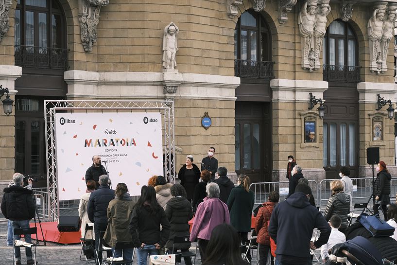 Bertsos a favor de EITB Maratoia.