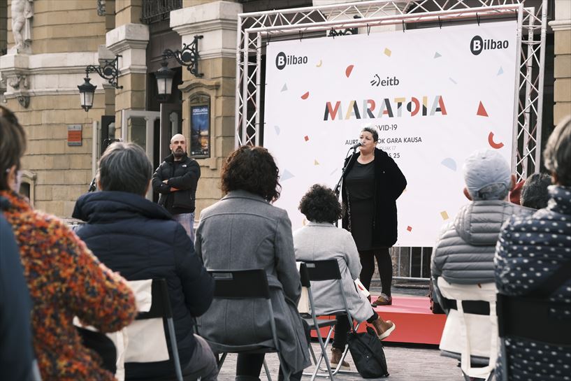 Bertsos a favor de EITB Maratoia.