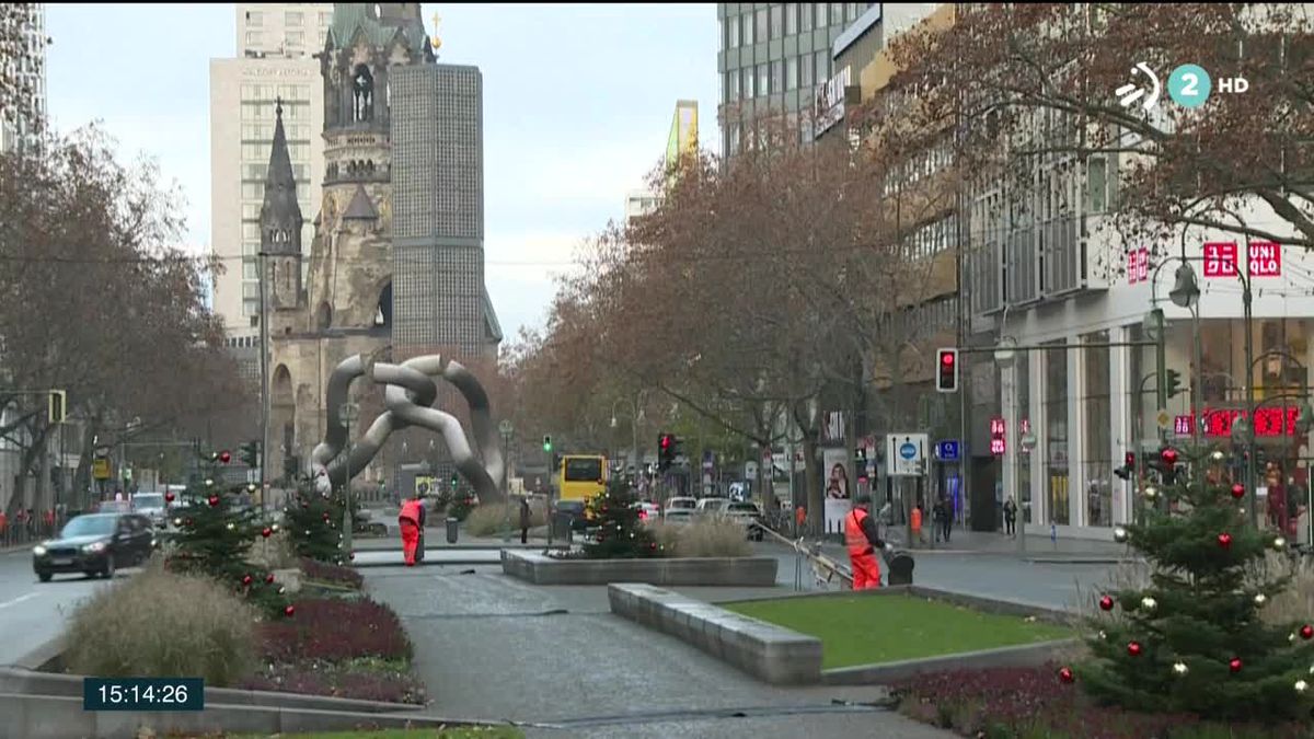 Confinamiento en Alemania. Imagen obtenida de un vídeo de ETB.