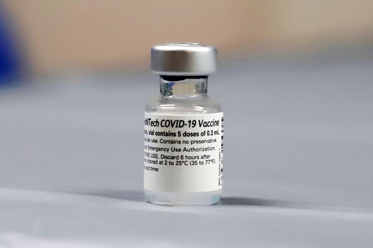 Vacuna contra la covid-19 de Pfizer Biontech.