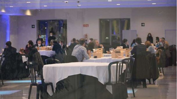 Imagen de la cena en el Palacio de congresos Europa.