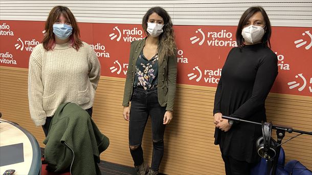 Oiane Sopela, Míriam Serrano y Samantha González