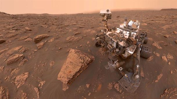 Fotografía del rover Curiosity sobre Marte. Fuente: NASA