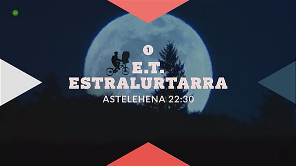 'E.T. estralurtarra' filma iragartzeko irudia