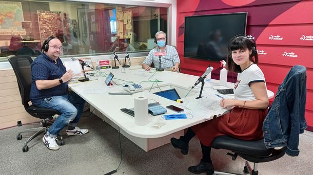 Iñigo Lejarza, Iñaki Uranga y Miriam Duque