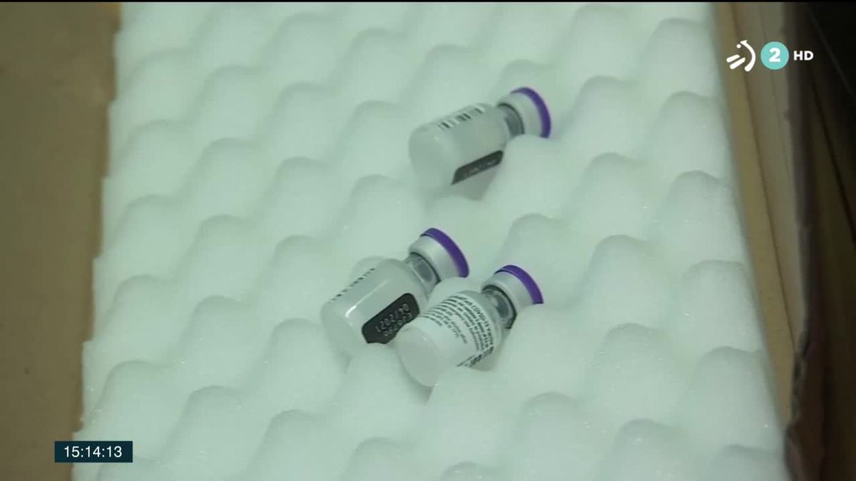 Vacuna. Imagen obtenida de un vídeo de EITB.