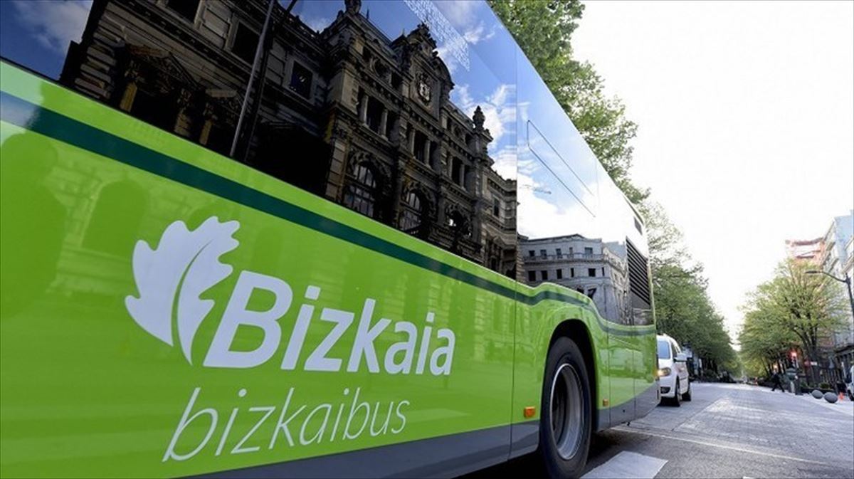 Autobús de Bizkaibus. Foto de archivo: ELA