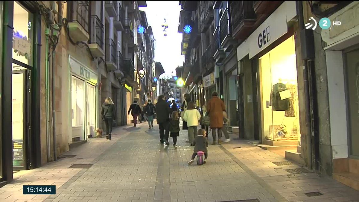 Medidas restrictivas en Euskadi. Imagen obtenida de un vídeo de ETB.