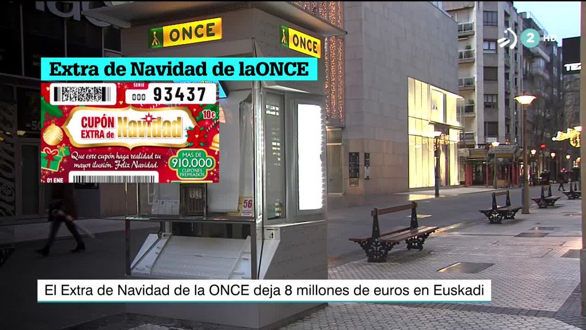 El Extra de Navidad de la ONCE deja 8 millones de euros en Bilbao y en San Sebastián