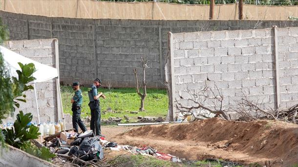 Terrenos en Las Rojas, Gáldar (Gran Canaria), donde encontraron el cuerpo de Marian. Foto: EFE