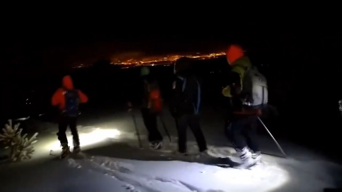Rescatados en el monte Gorbea tres montañeros desorientados