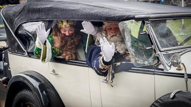 Los Reyes Magos en Donostia-San Sebastián. Foto de archivo: EFE