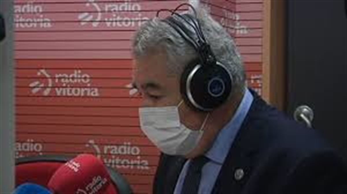 El director de la Ertzaintza, Rodrigo Gartzia. Imagen: Radio Vitoria