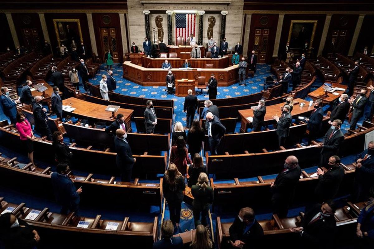 El Congreso de EE. UU. Foto: EFE