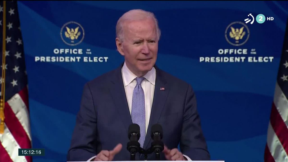 Joe Biden. Imagen obtenida de un vídeo de ETB.