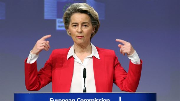 La presidenta de la Comisión Europea, Ursula Von der Leyen. Foto: EFE